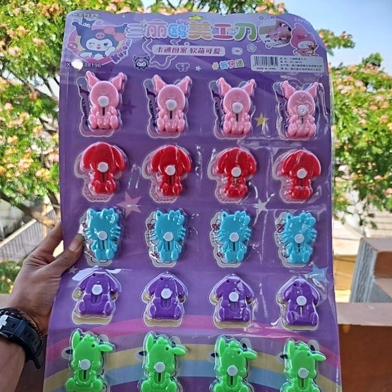 

pisau cutter lipat karakter kecil / kater lipat lucu