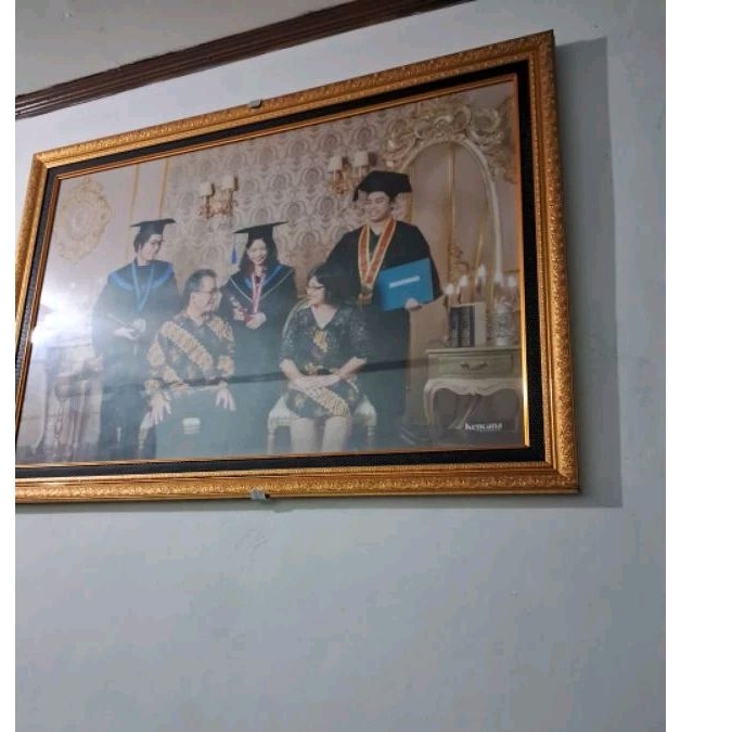 PIGURA DOBEL FRAME  DOBEL LIST UKURAN 70 X 100 cocok untuk foto keluarga , lukisan harga murah hiasa