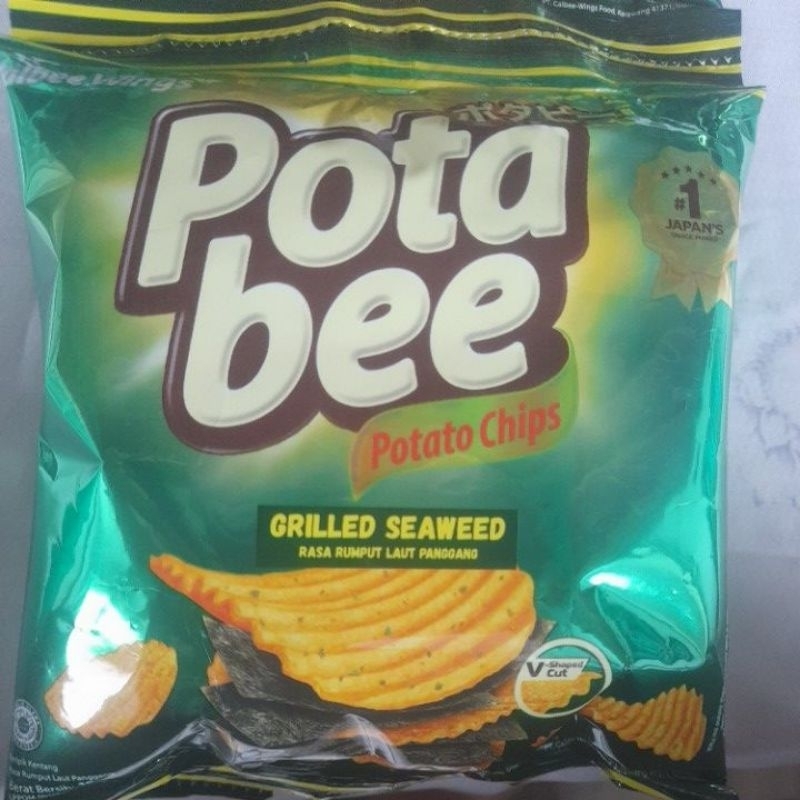 

Pota bee rasa rumput laut panggang 1 renceng (10pcs)
