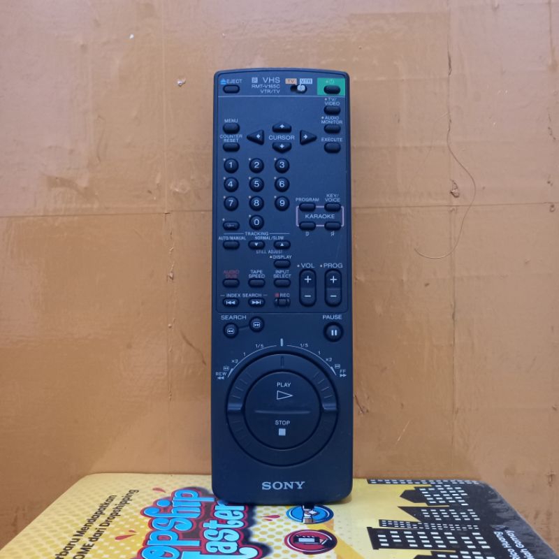 REMOTE ORIGINAL TV VHS SONY SERI RMT-V165C