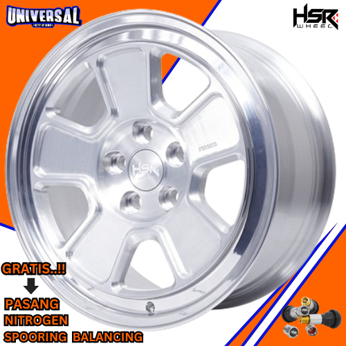 VELG FORGED HSR DIMODEL HSR RFG GT CAR R18X85 H5X120 ET25 FULL BRUSHED