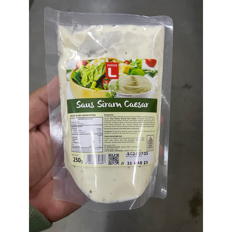 

choice L saus siram Saos caesar 250Gr