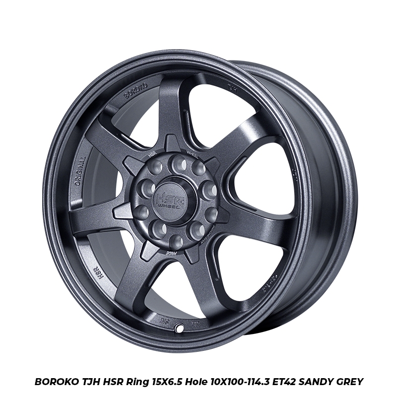 PROMO VELG HSR BOROKO TJH RING 15 SEMI GREY FOR SUZUKI ERTIGA