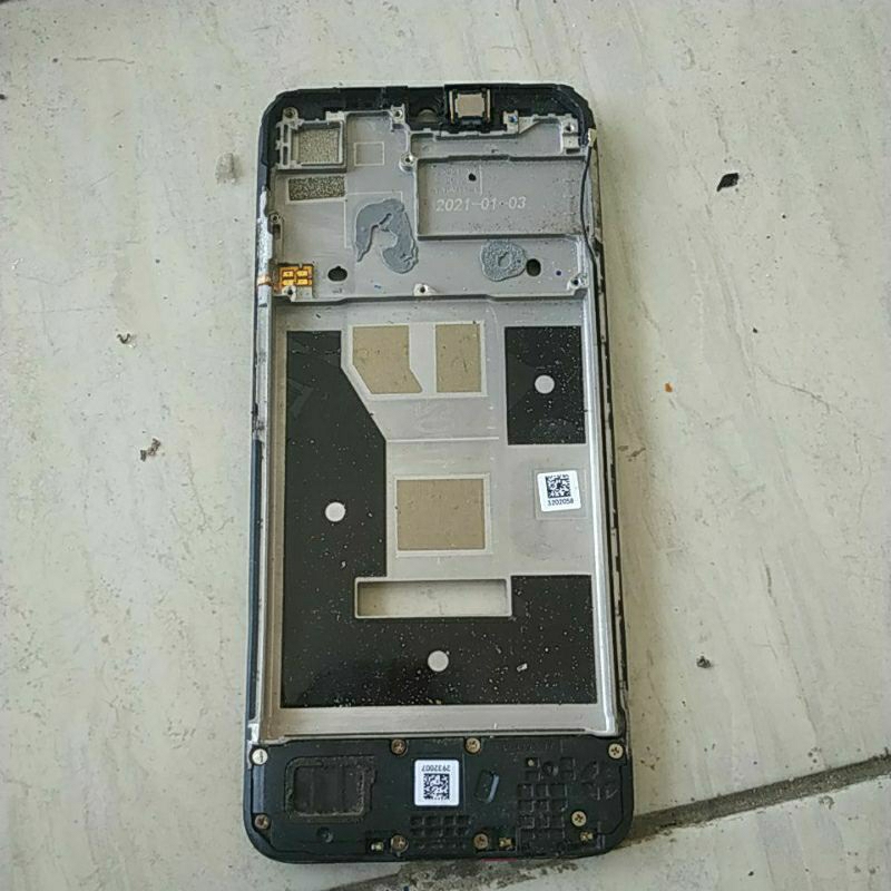 frame FULSET bekas Realme c21 original