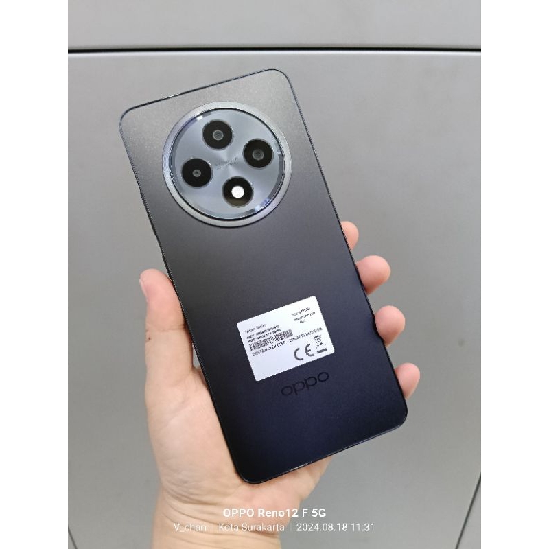 OPPO Reno 12F⁴G RAM 8GB+8GB/256GB [Baterai 5000mAH., 45 Watt SUPERVOOC TM]