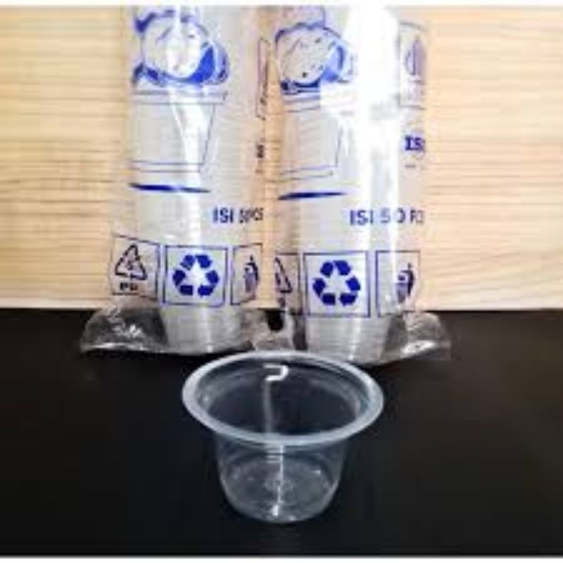 Cup Jelly Agar Pudding 50 pcs + tutup / cup plastik puding