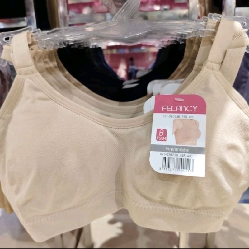 FELANCY BRA FULL CUP DENGAN PENGAIT BELAKANG CUP B (71-2025)