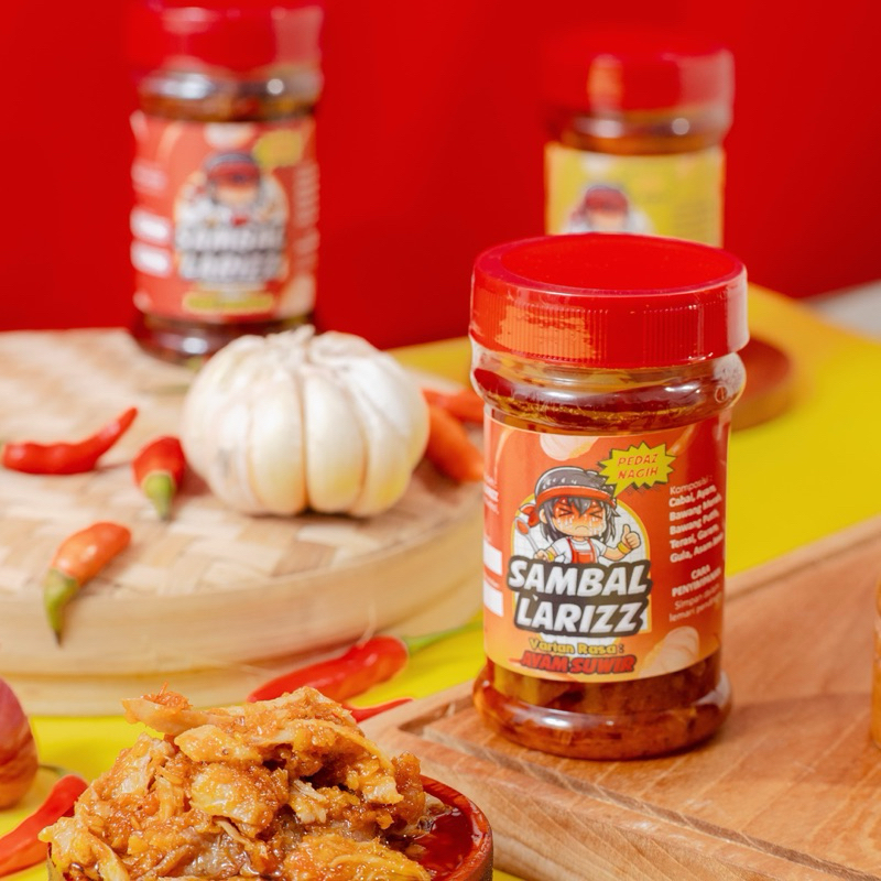 

Sambal Larizz 150gr - Ayam Suwir