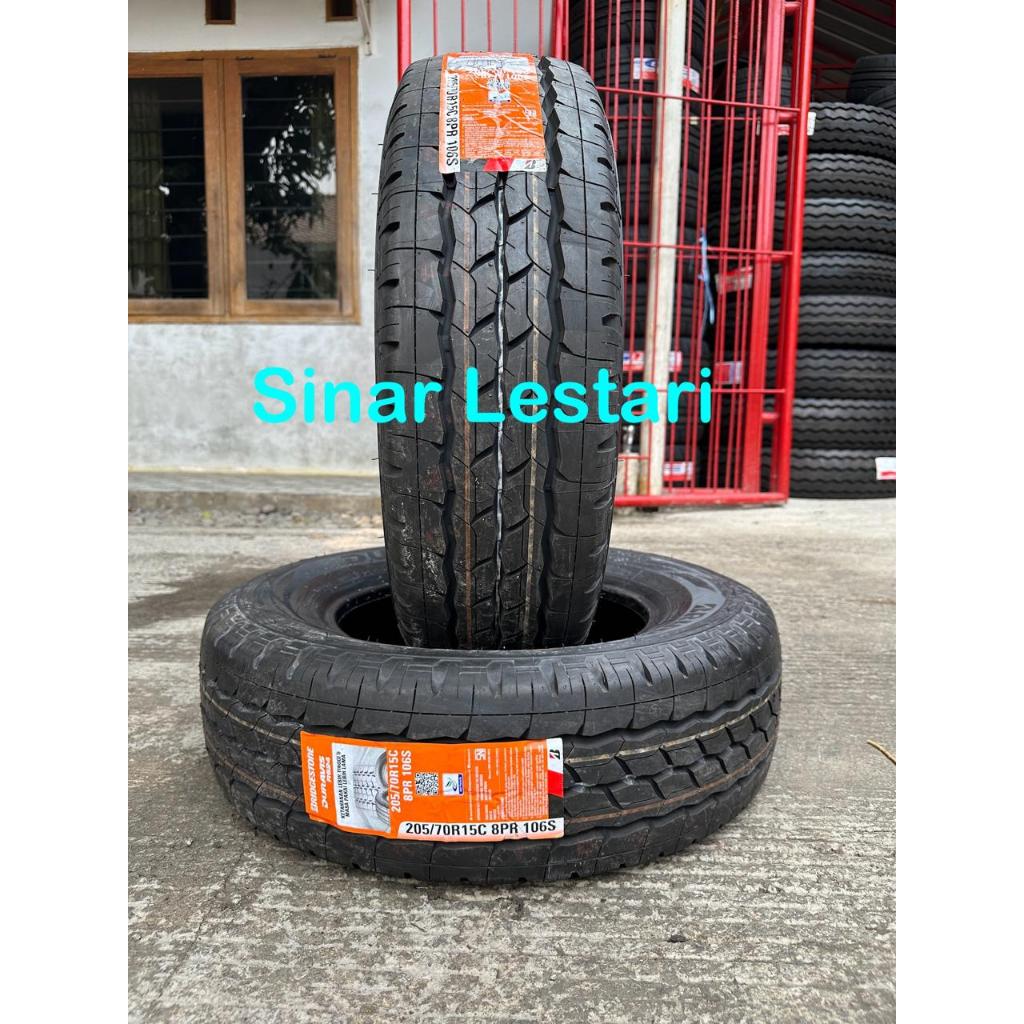 Ban Bridgestone Duravis R624 205 70 R15 106S cocok untuk Katana, Innova, Taruna, CR-V Dan Lain-Lain 