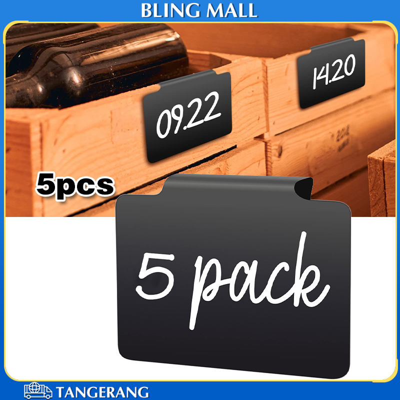 

5PCS Mini Chalkboard Gantung 14,5*11cm Papan Tulis Kapur Mini Untuk Supermarket, Pasar Makanan Laut