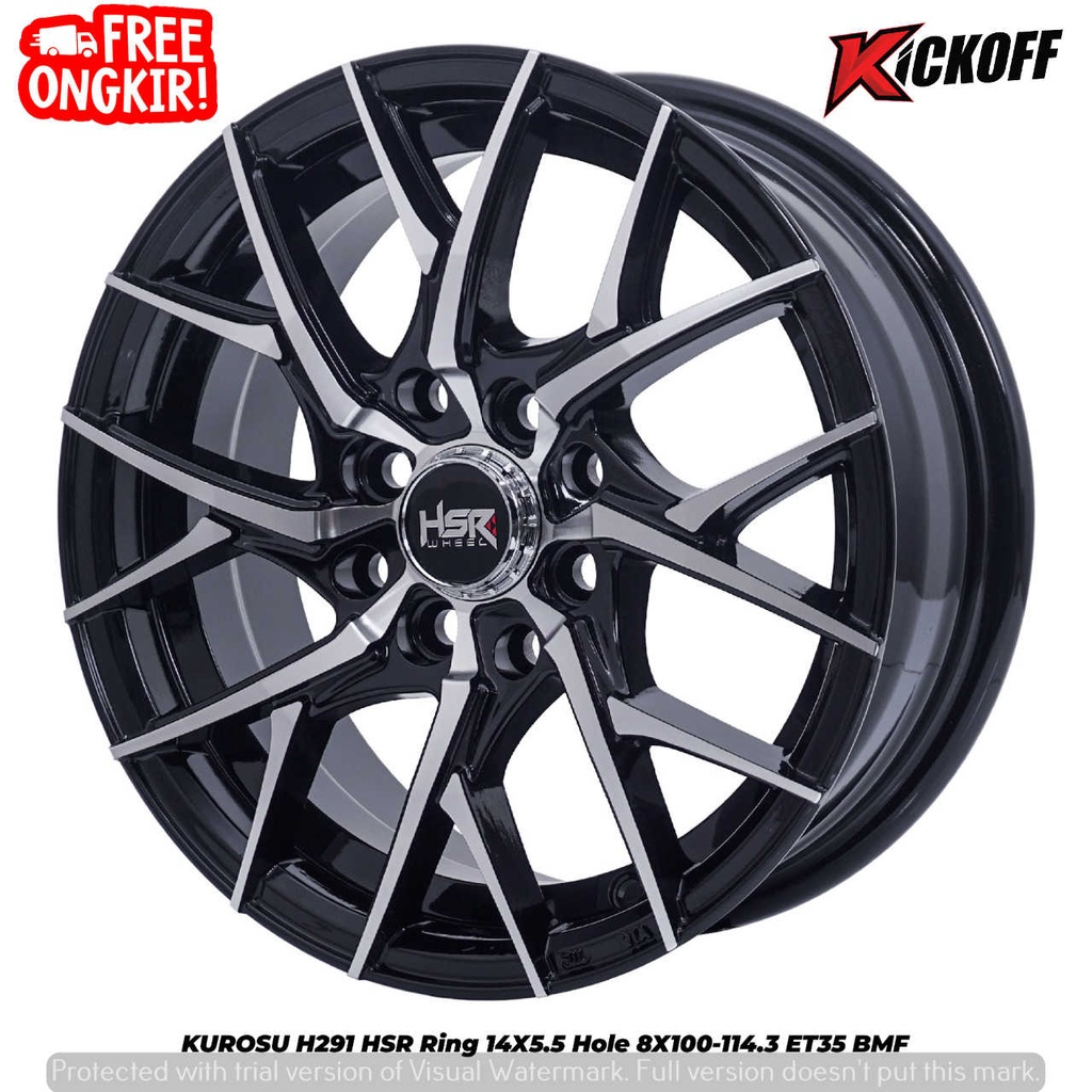 Velg Racing HSR Ring 14 Buat Kijang Brio Jazz Sigra Agya Calya DLL