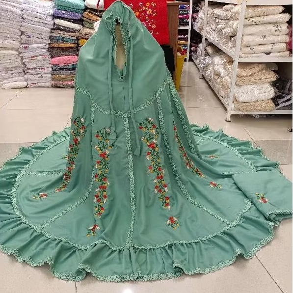 Mukena Bordir Suji Pecah 8 Warna Bukittinggi