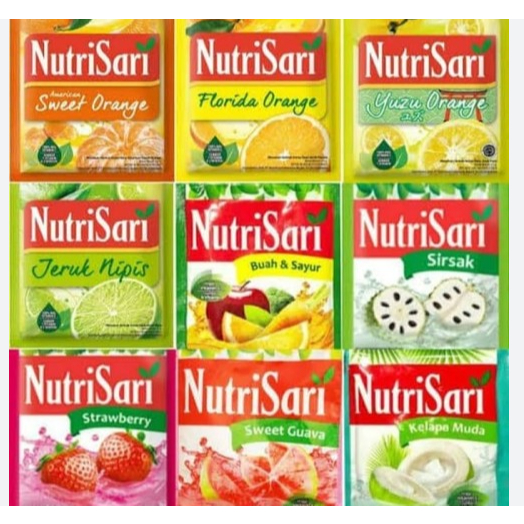 

(E-14) 1 PACK = 4 RENCENG NUTRISARI MINUMAN NUTRI SARI SACHET