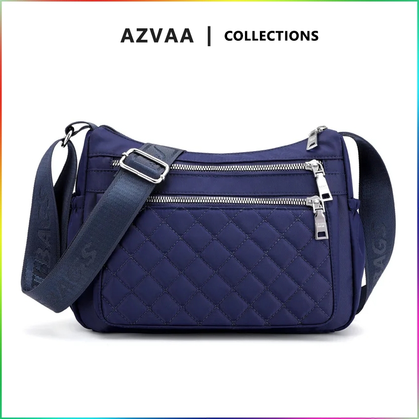 AZVAA - Tas Selempang SALSA Tas Bahu Wanita Kasual Acara Santai Ukuran Besar Murah