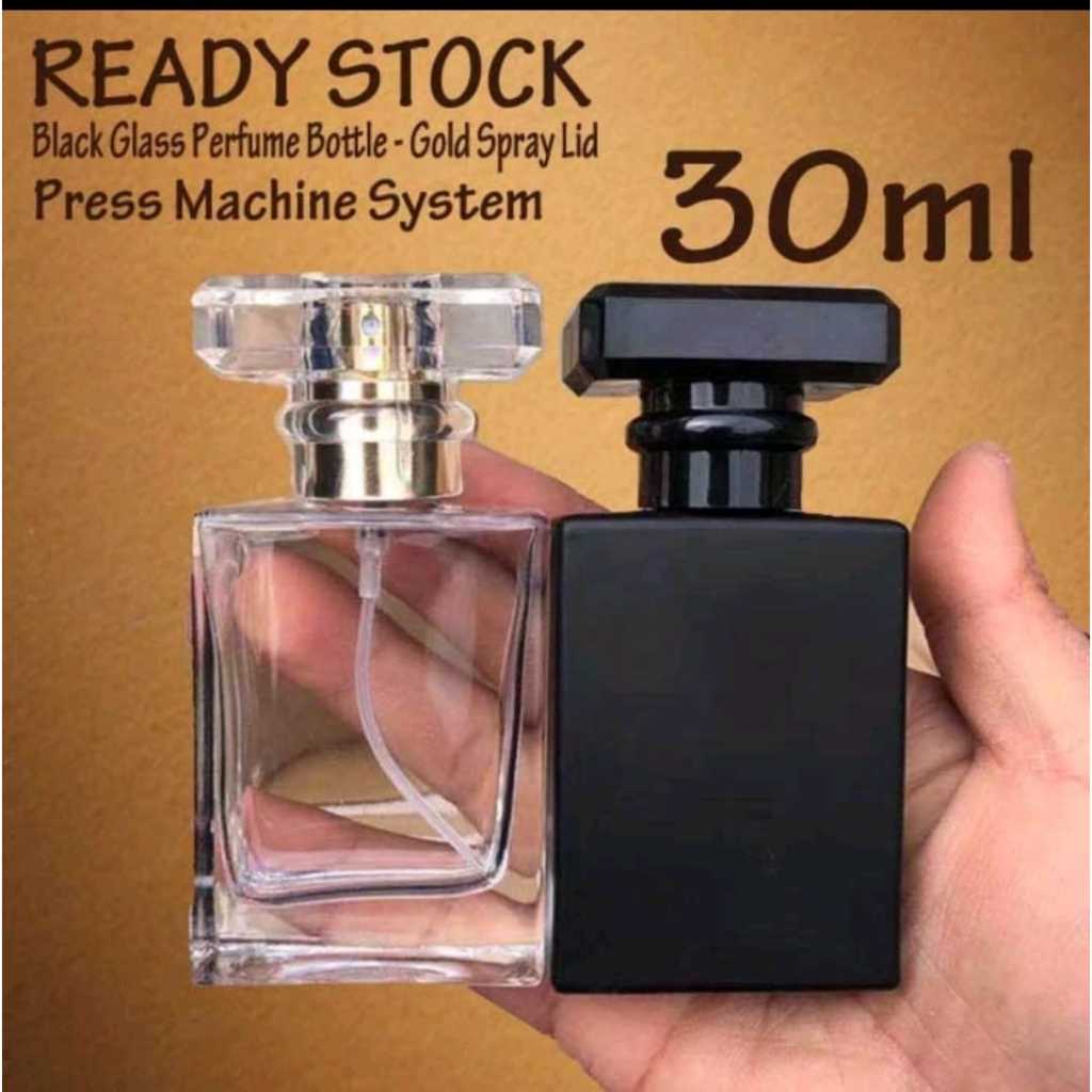Botol Parfum 30ml Press Botol Spray Kaca Refil Parfume Minyak Wangi 30 ml Botol Perfume Refill Kaca 