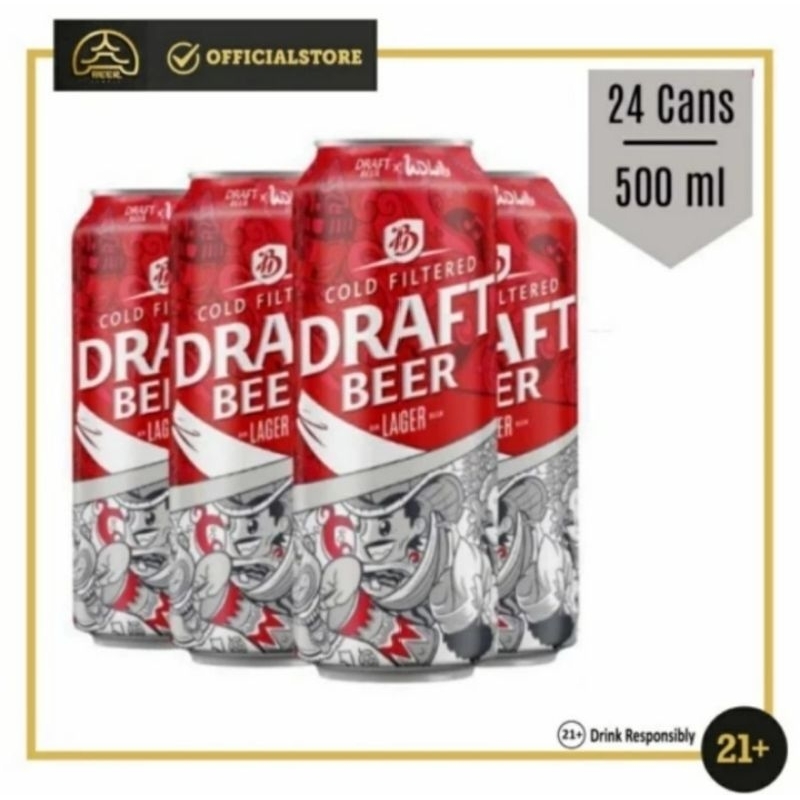

Draft Beer 500ml x 24cans (1karton)