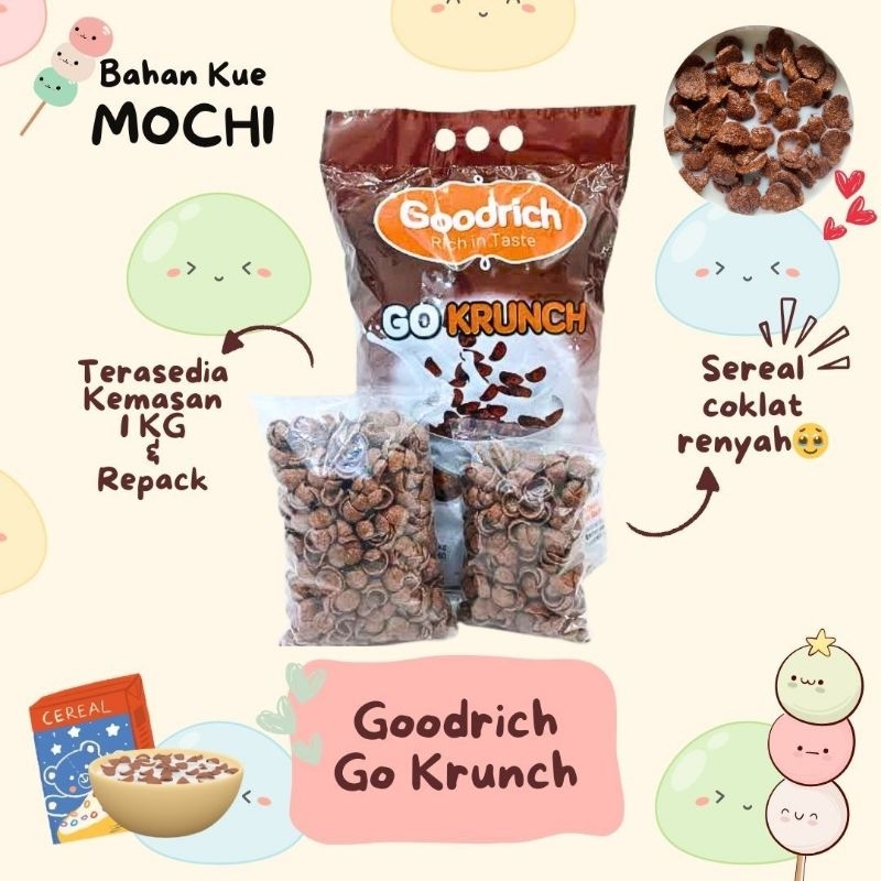 

Goodrich Go Krunch 1 KG / Koko Crunch / Sereal Coklat