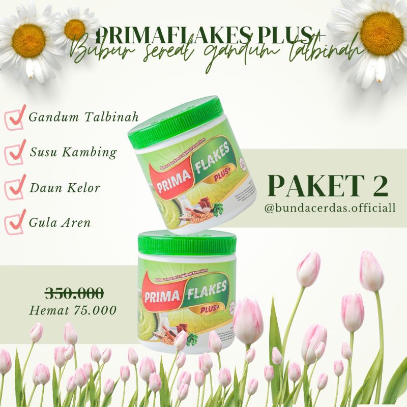 

PAKET 2 TOPLES PRIMAFLAKES BUBUR SEREAL GANDUM TALBINAH DAPAT MEMBANTU MENGATASI GERD, ASAM LAMBUNG,