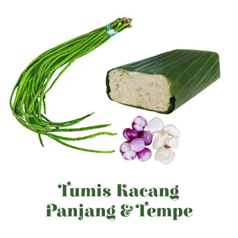 

Tumis Kacang Panjang & Tempe 1 Pack
