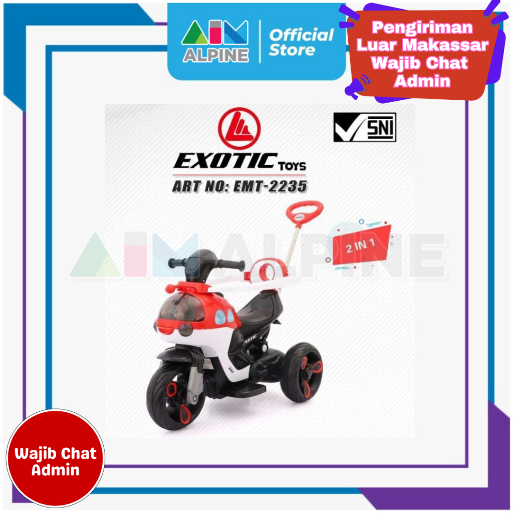MAINAN MOTOR AKI EXOTIC MOTOR AKI EMT-2235