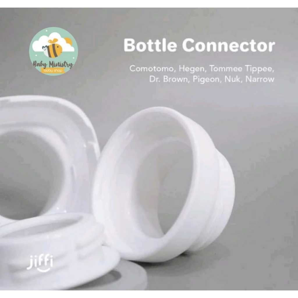 Jiffi Bottle Connector & Jiffi Seal Karet / Konektor Botol Jiffi / Connector Bottle / Konektor /