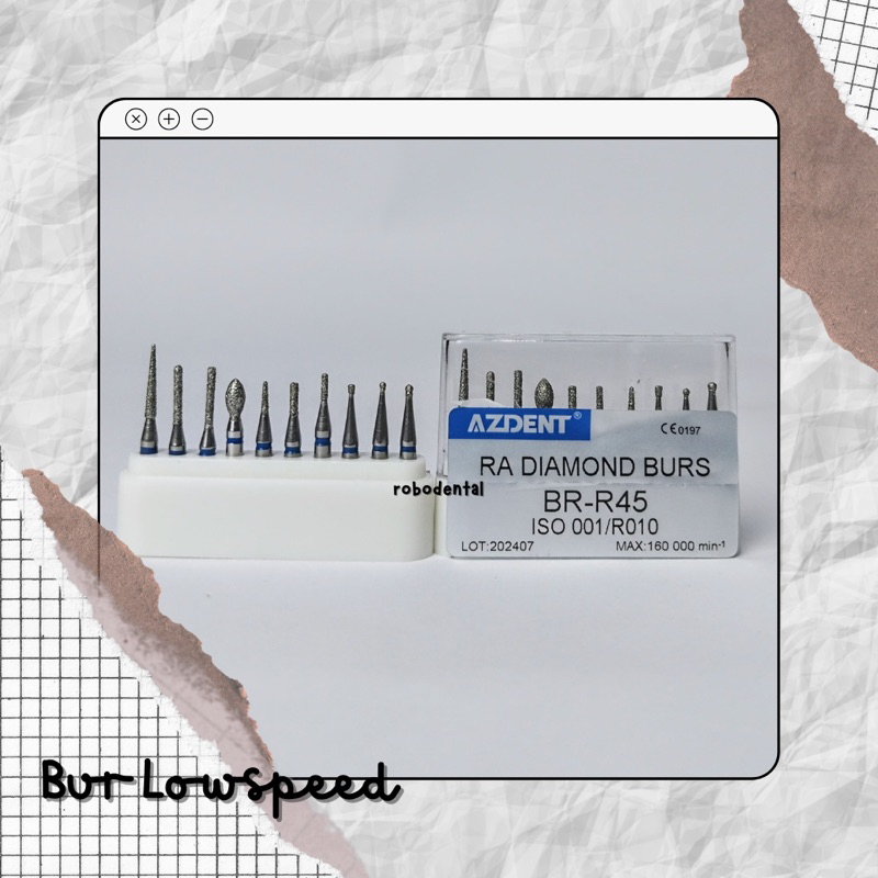 RA DIAMOND BUR | MATABUR LOWSPEED | PREPARATION KIT | MATA BUR LOWSPEED