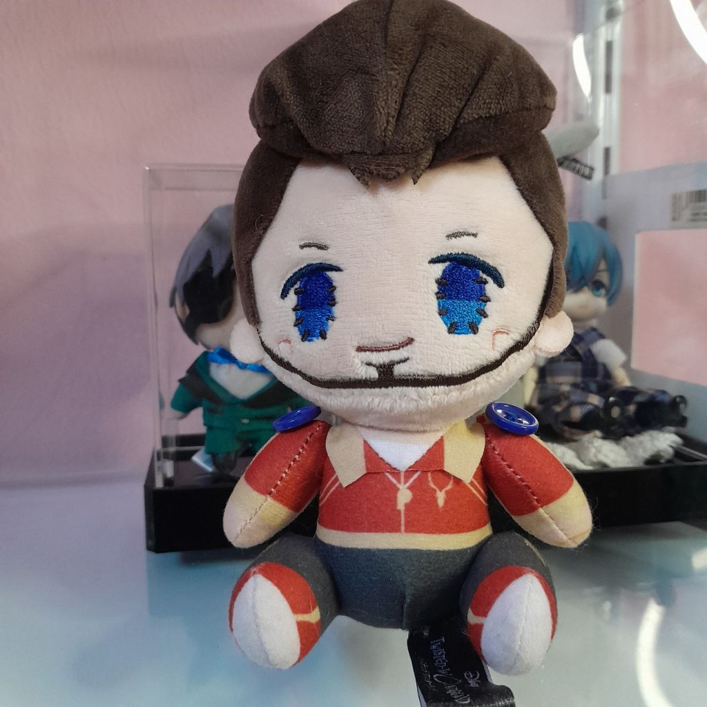 Plush Original Boneka Disney Twisted Wonderland Handmade Version Staff Ashton Vargas Mata Jahit