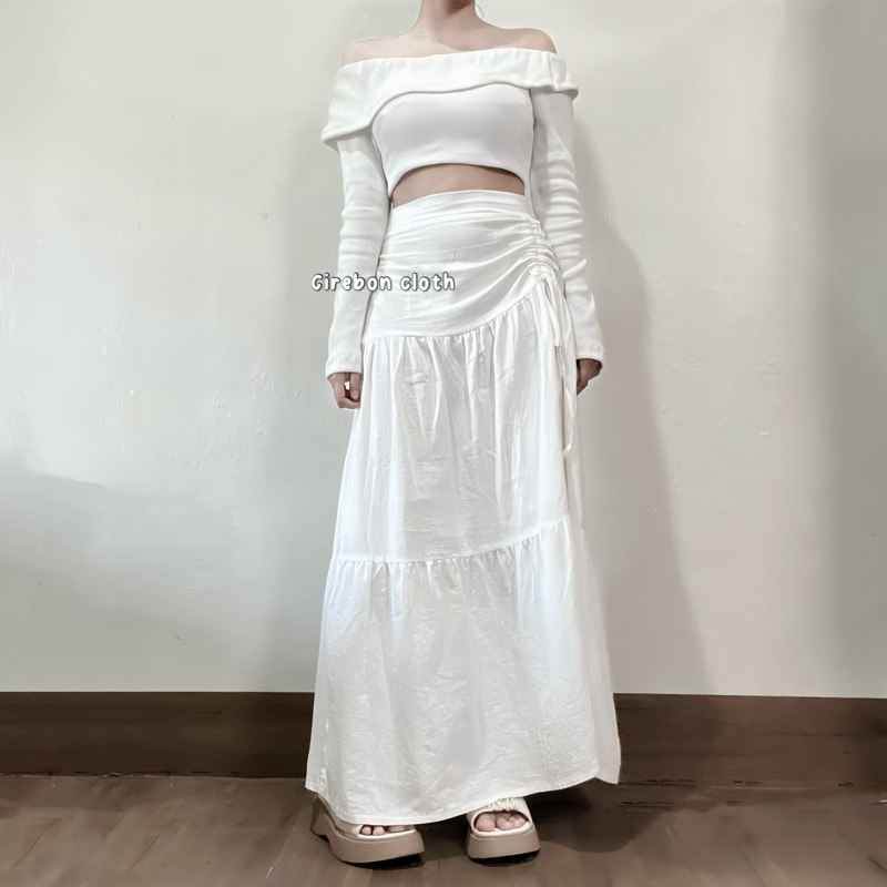 KIYANA Cirebon Cloth - Amira Skirt / Rok Aesthetic / Korean Skirt / Rok serut