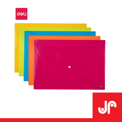 

DELI FILE BAG A4 TEMPAT FILE SERI RIO SISTEM WARNA CERAH F10202