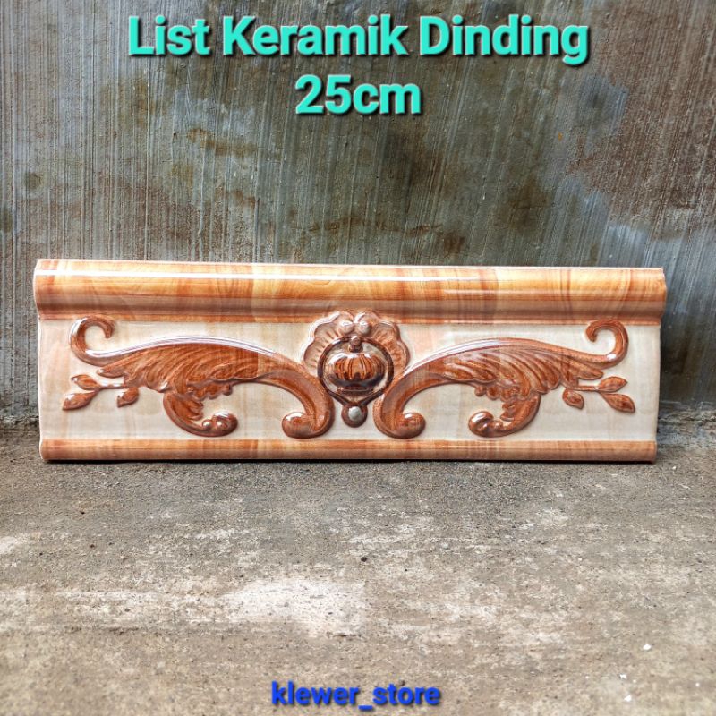 LIST KERAMIK DINDING 25CM/ LIS DINDING KAMAR MANDI/ LIST DINDING DAPUR LIST 25CM