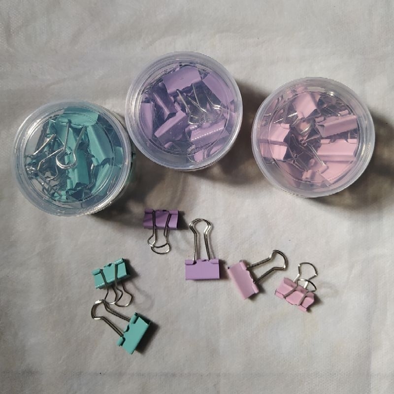 

Stationery Klip Penjepit Kertas satuan Paper Clip Pastel Polos