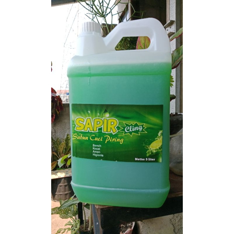 Sabun cuci piring SAPIR Cling 5 liter