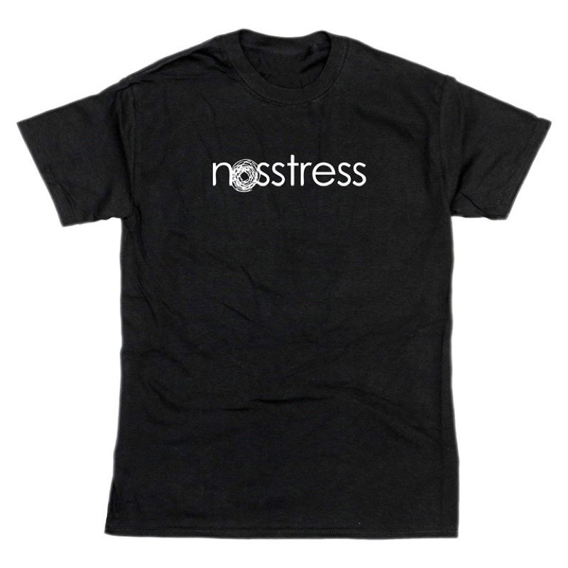 KAOS T-SHIRT KAOS MUSIK NOSSTRESS INDIE FOLK BALI BAND T SHIRT BAJU DISTRO MURAH PRIA WANITA KATUN C