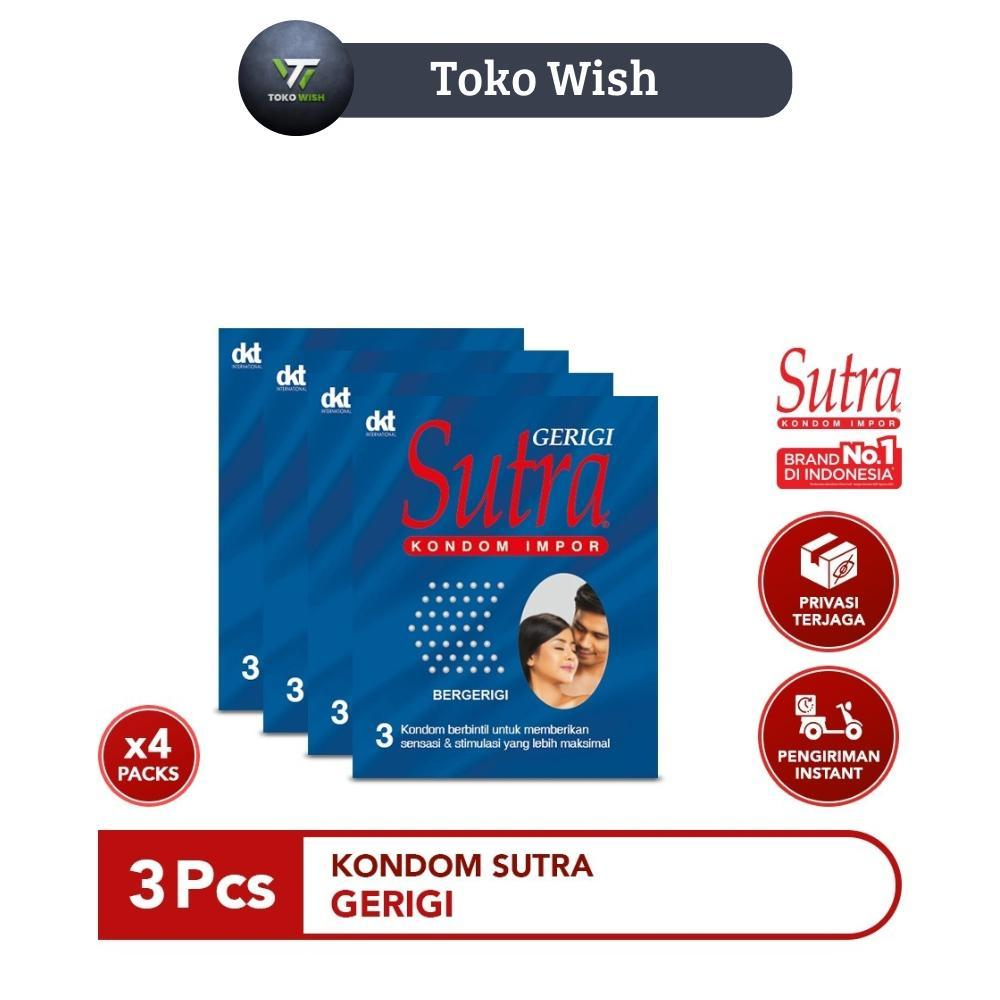 Kondom Sutra Gerigi - 3 Pcs x 4 pack