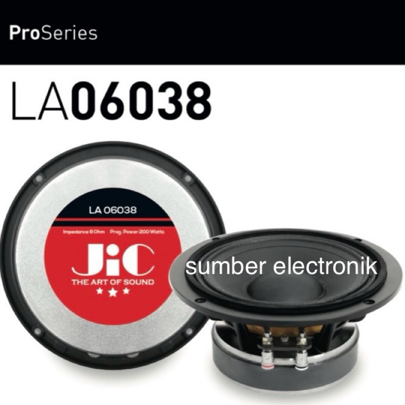 speaker jic 6 inch LA 06038 middle speakers original