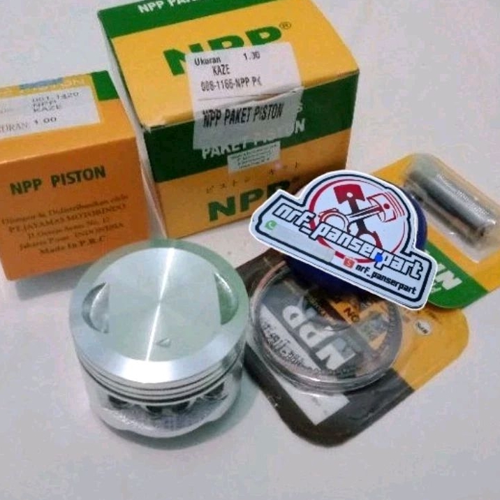 PISTON KIT SEHER SET RING KAWASAKI KAZE R OS/OVER SIZE 100 54 MM PEN 13 ALTERNATIF BORE UP BEAT VARI