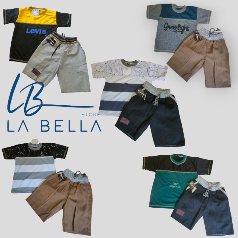 PAKET 100RIBU DAPAT [ 5 KAOS & 5 CELANA ANAK ] TERMURAH