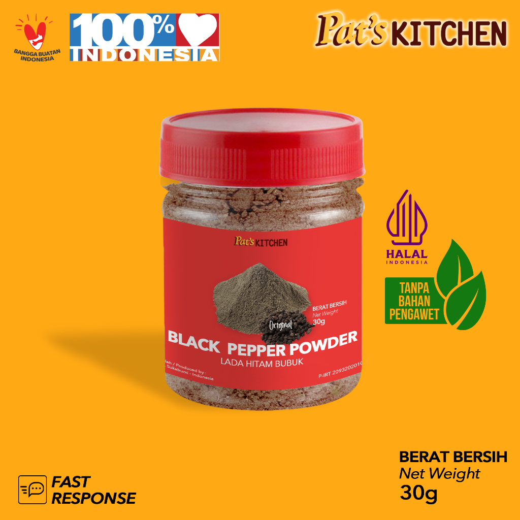 

Black Pepper Powder / Lada Hitam Bubuk Kemasan