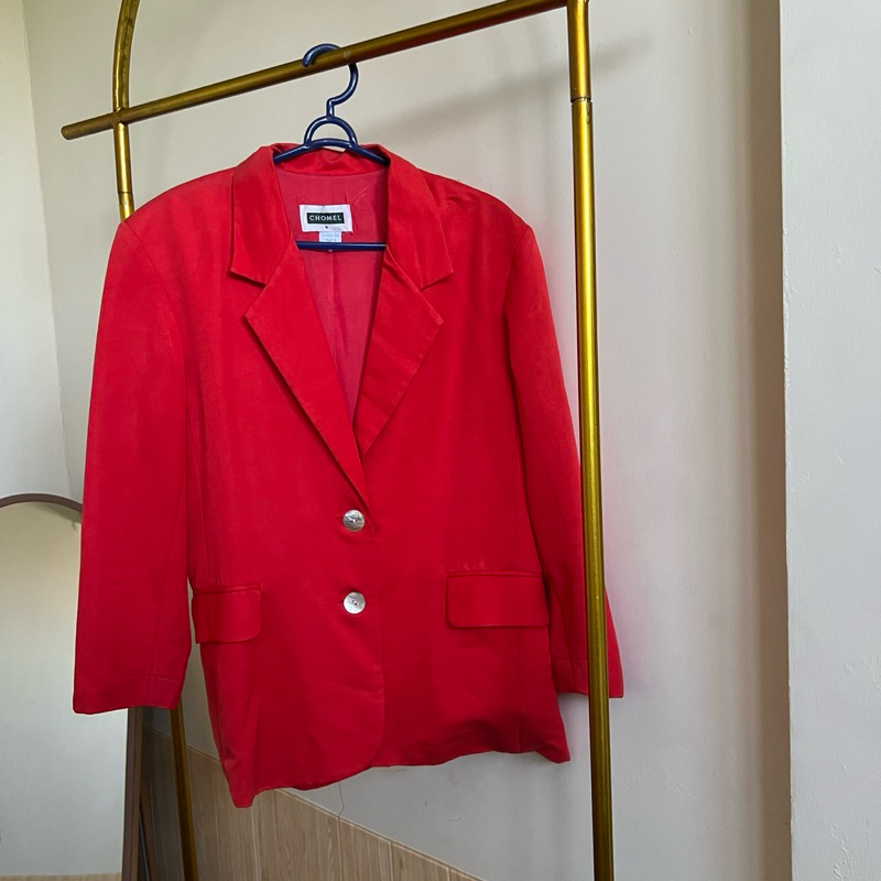 PRELOVED BLAZER MERAH WANITA JUMBO