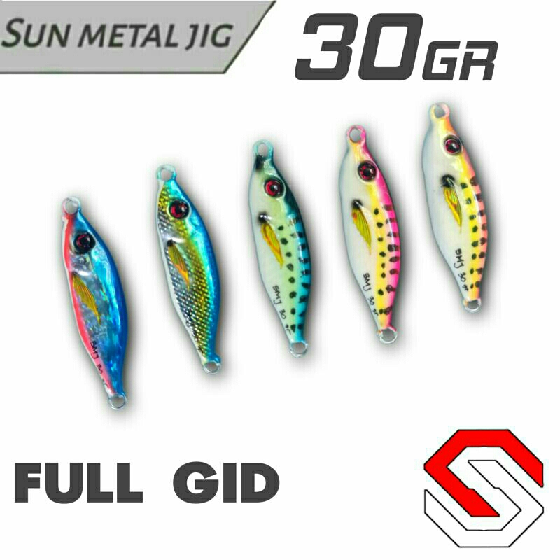 mikro jig 30 gram/30gr/30g/metal jig 3p gram/ mikro jig full gid/mikro jig foil jig/umpan pancing la