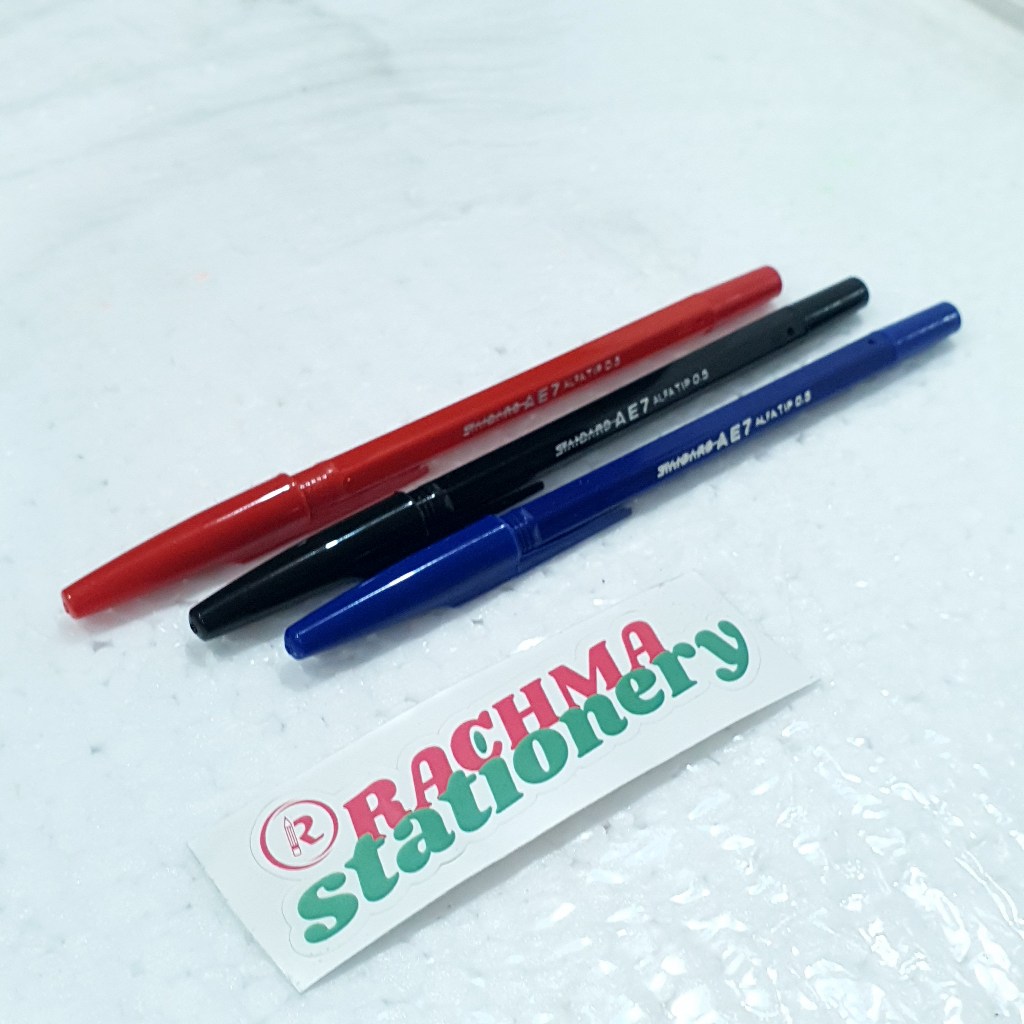 

Pulpen Standard AE7, Bolpen non-gel standard, tiga pilihan warna | Standard AE7