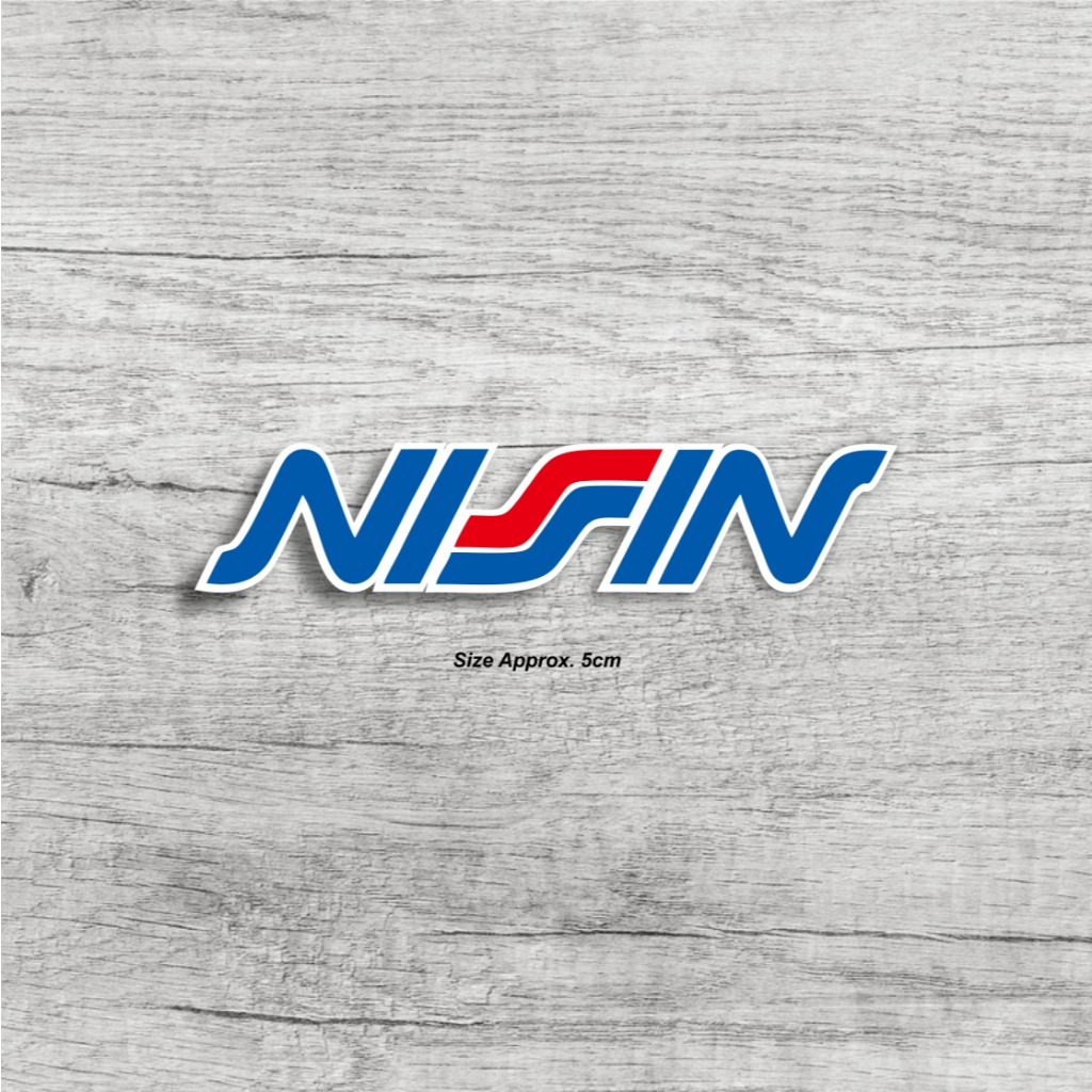 

Sticker Nissin Kaliper Rem | Sticker Print Cut Motor Mobil Helm