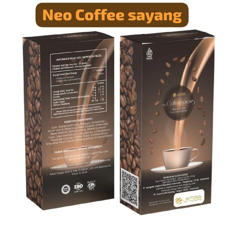 

Kopi Sayang Jks88 isi 5 Sachet 100% Original