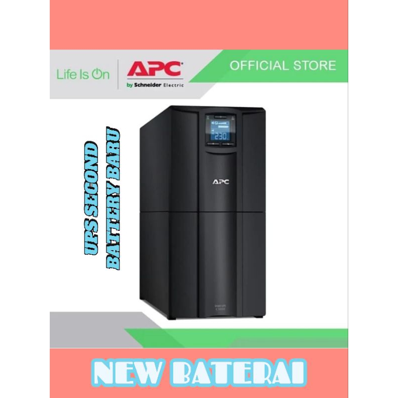 SMART UPS APC SMC 3000I SECOND NEW BATERAI