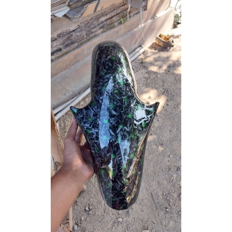 spakbor depan ninja r spakbor depan ninja rr carbon forged celup forged