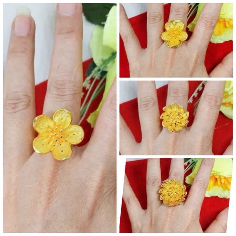 Cincin bunga dubay mewah