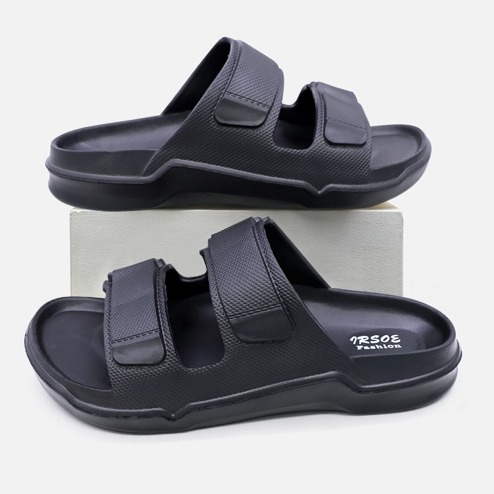 SELIN Sandal Pria Kekinian Tinggi Sandal Slop Pria Sandal Slide Pria Sandal Cowok Pria