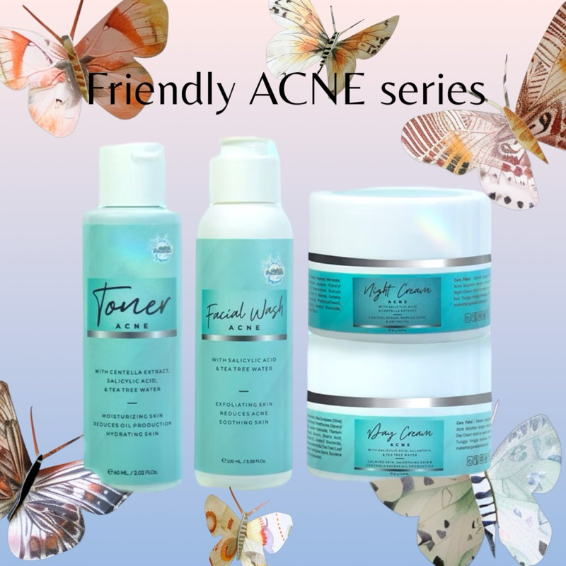 Paket Skincare Remaja/Dewasa Acne friendly series by NR203