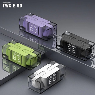 Tws Headset Bluetooth 5.3 Tws E90 Earphone Headset Gaming Dengan Mic