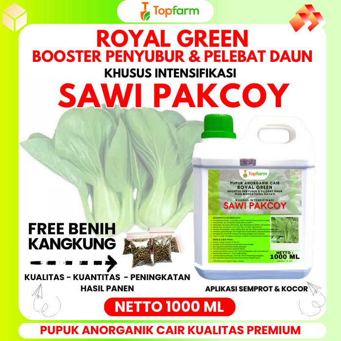 Pupuk Topfarm / Pupuk Untuk Sayuran Pakcoy / Pupuk Hidroponik Pakcoy / Pupuk Tanaman Pakcoy / Pupuk 